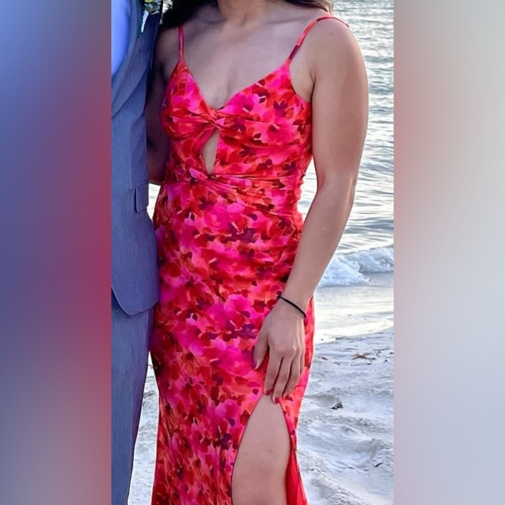 Hello Molly Pink Floral Dress